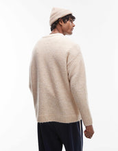 Load image into Gallery viewer, Topman relaxed fit jumper oatmeal
