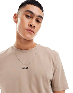 BOSS Orange TChup logo t-shirt brown