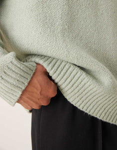 Design oversized jumper sage green