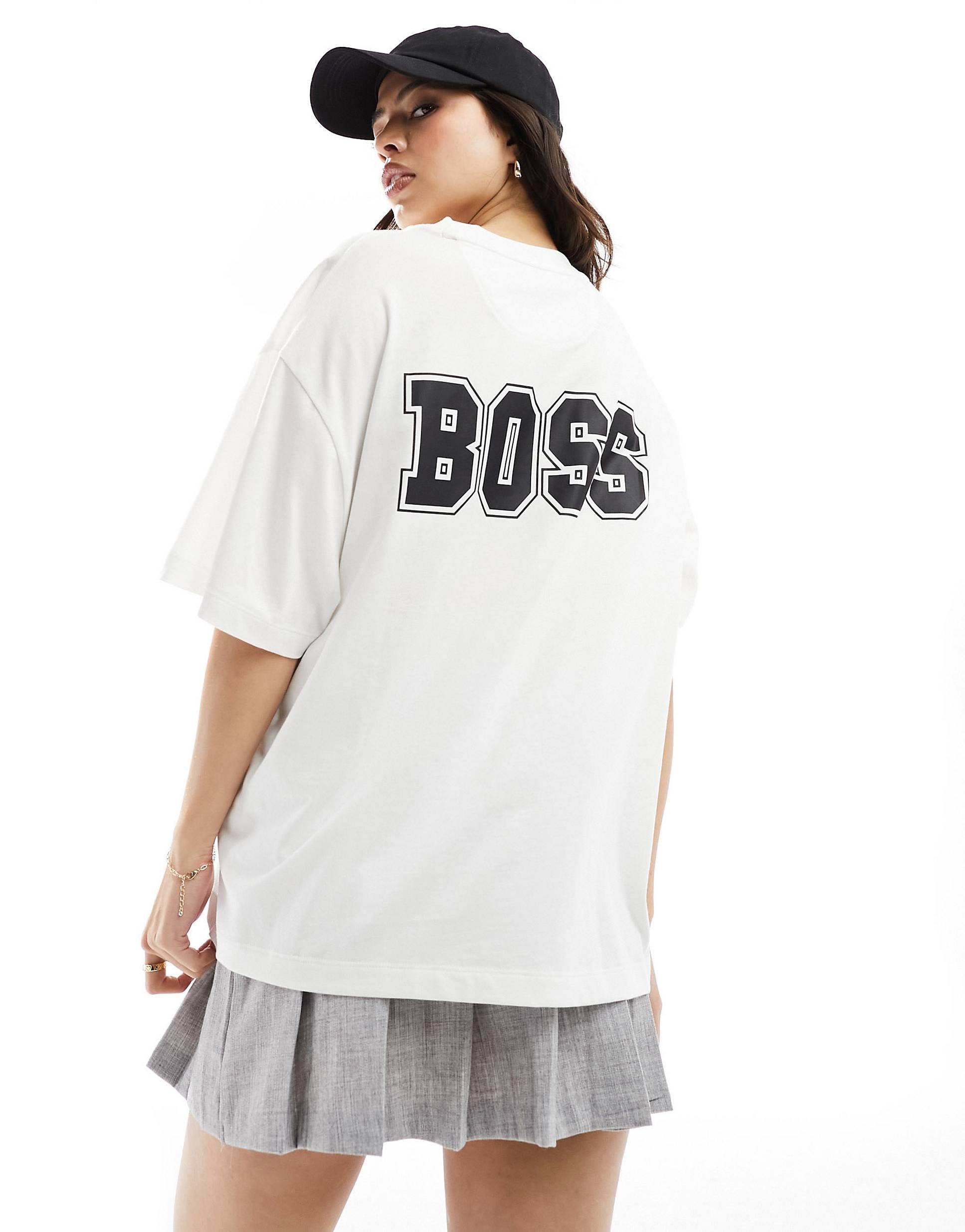 BOSS boyfriend T-Shirt white