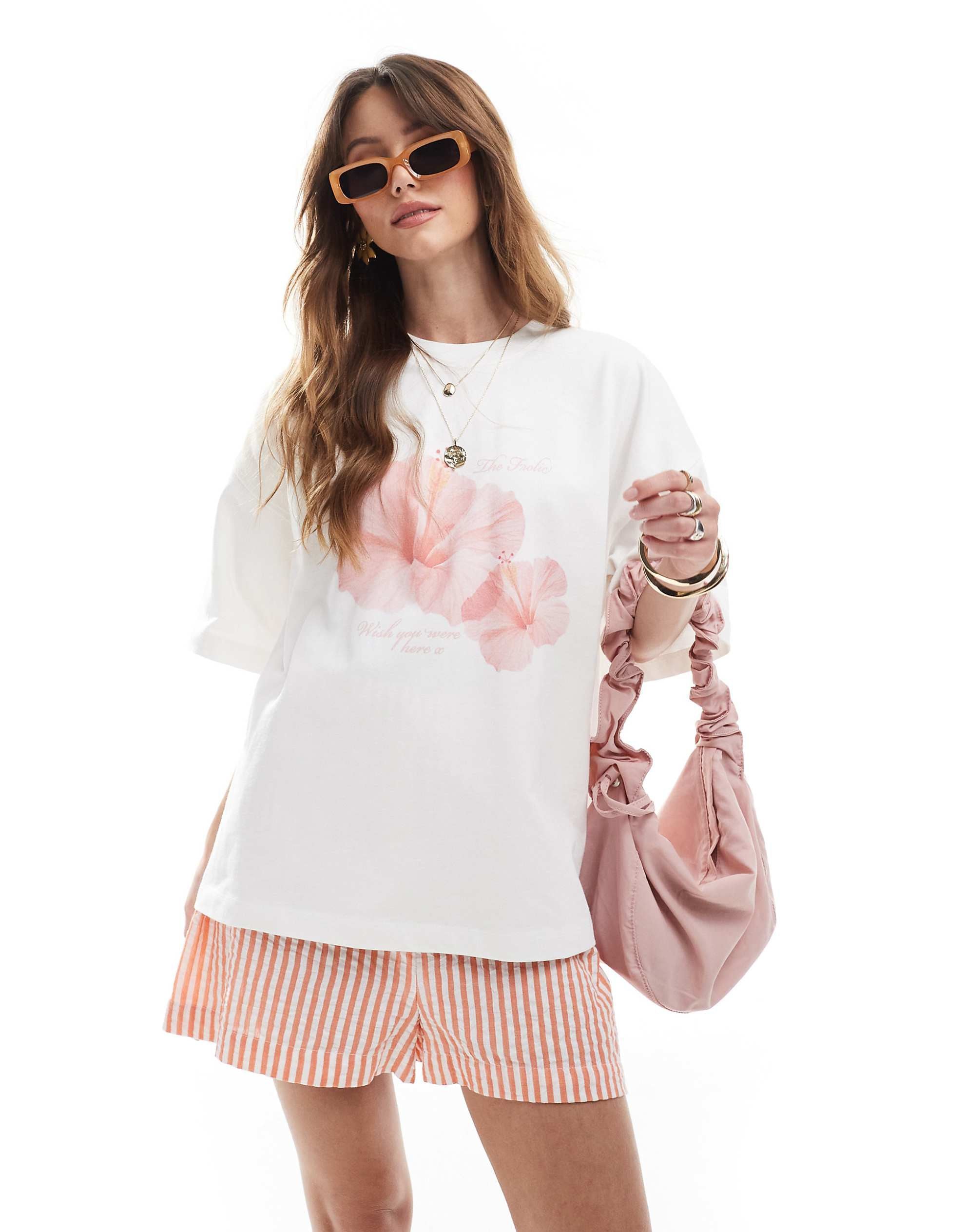 The Frolic oversized t-shirt white