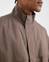 Load image into Gallery viewer, DESIGN oversized track jacket light brown