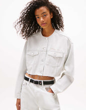 Load image into Gallery viewer, Tommy Jeans denim cropped jacket light wash blue