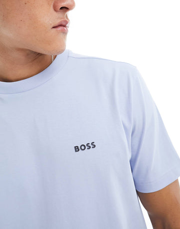 BOSS Green logo t-shirt purple
