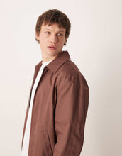 Load image into Gallery viewer, DESIGN herringbone jacket in rust