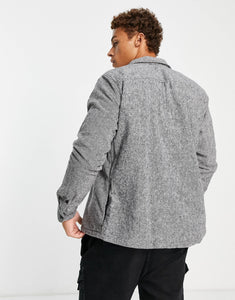 Selected Homme coach jacket grey