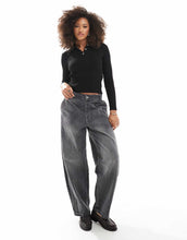 Load image into Gallery viewer, ONLY ribbed polo black