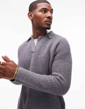 Load image into Gallery viewer, Topman premium relaxed fit jumper grey