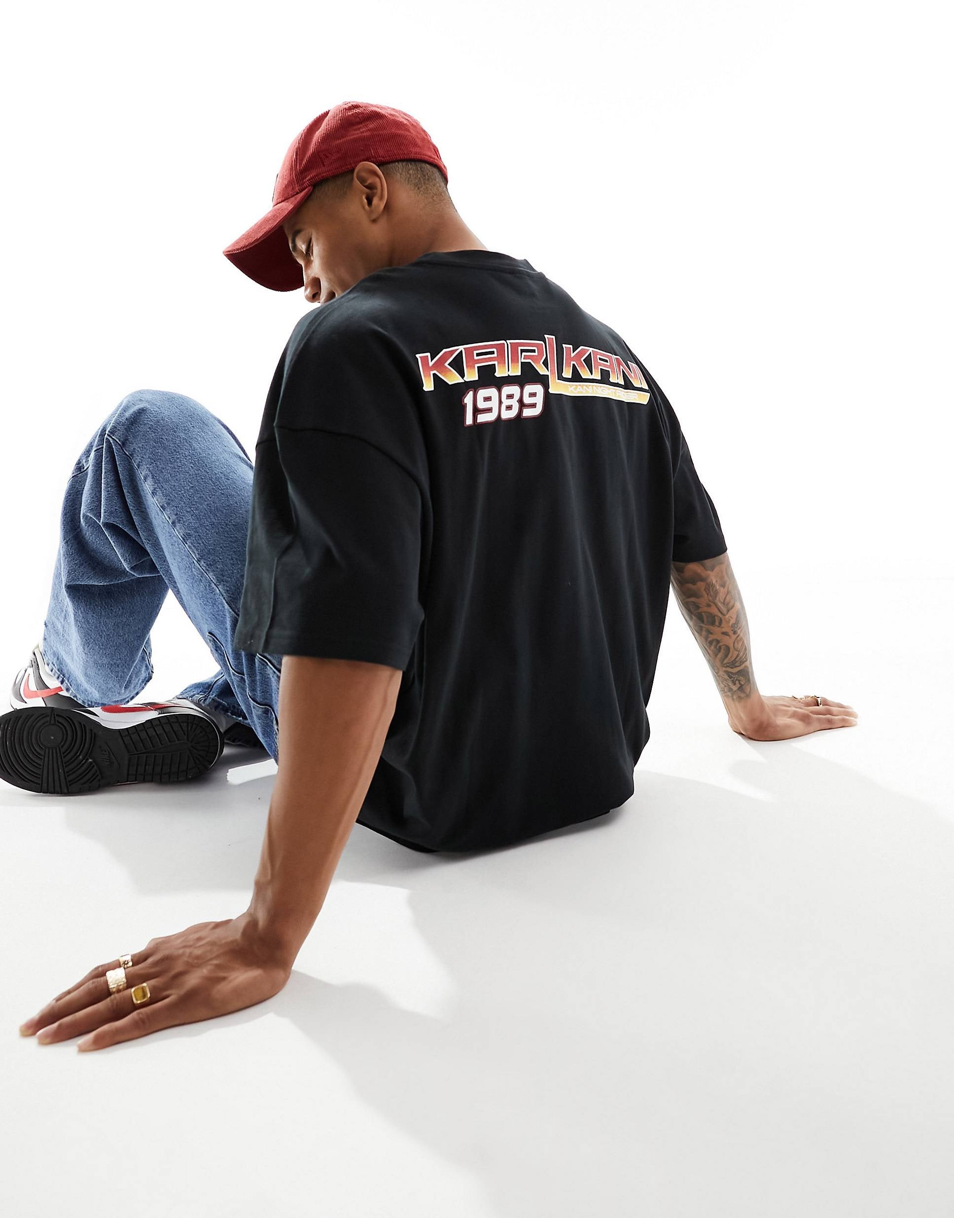Karl Kani signature oversized t-shirt black