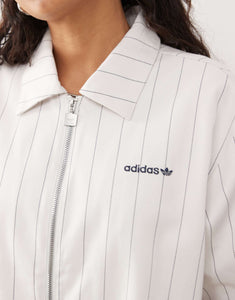 adidas Originals jacket cream pinstripe