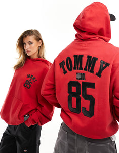 Tommy Jeans Remastered 1985 unisex hoodie red