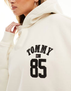 Tommy Jeans Remastered 1985 unisex hoodie white