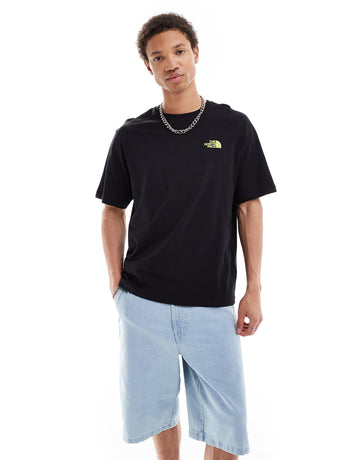 The North Face circle t-shirt lime