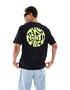 The North Face circle t-shirt lime