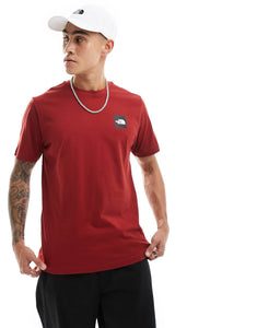 The North Face Coordinates backprint t-shirt dark red