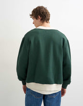 Load image into Gallery viewer, Topman classic fit retro cardigan dark green