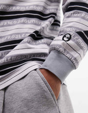 Load image into Gallery viewer, No Problemo jacsquard long sleeve tee black