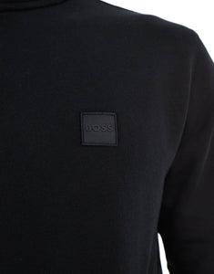 BOSS Orange zetrust half zip sweatshirt black