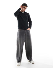 Load image into Gallery viewer, BOSS Orange zetrust half zip sweatshirt black