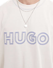 Load image into Gallery viewer, HUGO Blue nitlogo oversized t-shirt white