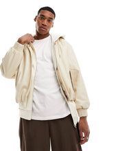 Load image into Gallery viewer, The Couture Club faux leather bomber jacket beige