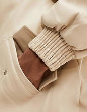 Load image into Gallery viewer, The Couture Club faux leather bomber jacket beige