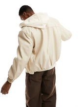Load image into Gallery viewer, The Couture Club faux leather bomber jacket beige