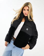Load image into Gallery viewer, adidas Originals 'Neutral Court' teddy puffer jacket black