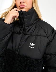 adidas Originals 'Neutral Court' teddy puffer jacket black