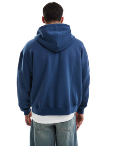 Hollister baggy fit longline hoodie blue