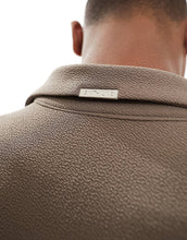 Load image into Gallery viewer, Sixth June co-ord textured shirt brown