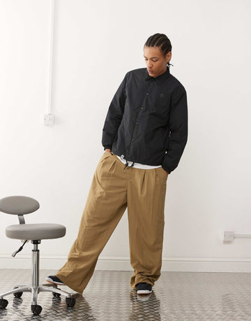 Aape By A Bathing Ape logo coach jacket black