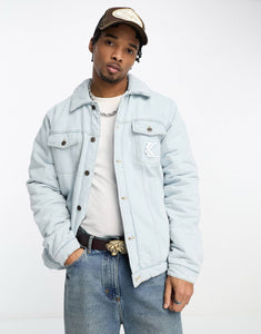 Karl Kani co-ord OG denim trucker jacket light blue