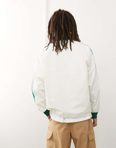 adidas Originals pullover jacket white green