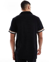 Load image into Gallery viewer, Boss Terry beach shirt black