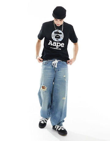 Aape By A Bathing Ape regular fit t-shirt black