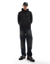 Load image into Gallery viewer, Tommy Jeans badge logo hoodie black