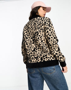 Tommy Jeans turtleneck sweater leopard