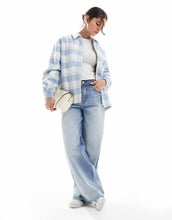 Load image into Gallery viewer, Hugo Blue Faguna tartan shirt blue