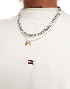 Tommy Jeans relaxed boxy sweatshirt white