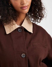 Load image into Gallery viewer, DESIGN bomber barn jacket stone collar