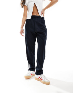 HUGO RED numiella straight leg joggers navy