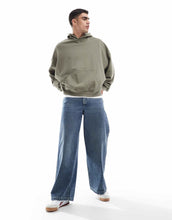 Load image into Gallery viewer, DESIGN essential extreme oversized hoodie charcoal