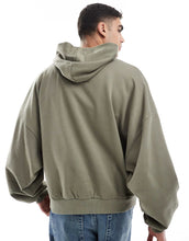 Load image into Gallery viewer, DESIGN essential extreme oversized hoodie charcoal