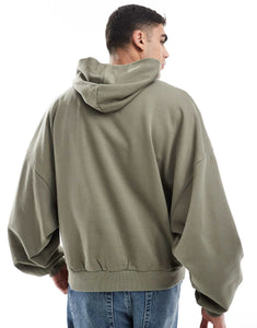 DESIGN essential extreme oversized hoodie charcoal