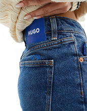Load image into Gallery viewer, HUGO BLUE denim shorts mid blue