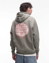 Load image into Gallery viewer, Tommy Jeans circle back graphic hoodie sage green