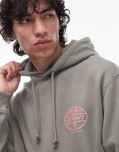 Load image into Gallery viewer, Tommy Jeans circle back graphic hoodie sage green