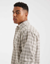 Load image into Gallery viewer, ONLY &amp; SONS cord overshirt dark cream check