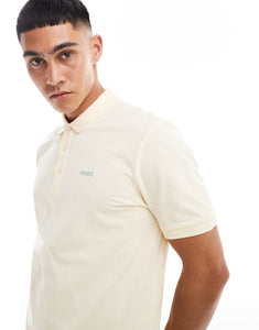 HUGO Red donos polo shirt beige